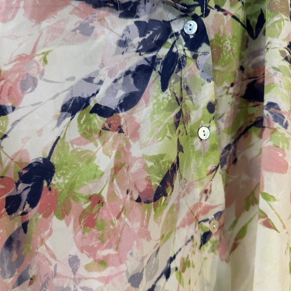 Rose & Olive 3XL White Floral Blouse NWT - Picture 3 of 12